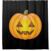 Niedlicher Cartoon Halloween Jack O’Lantern Pumpki Duschvorhang (Vorderseite)