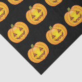 Niedlicher Cartoon Halloween Jack O’Lantern Pumpki Seidenpapier (Ausschnitt)