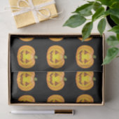 Niedlicher Cartoon Halloween Jack O’Lantern Pumpki Seidenpapier (Geschenk)