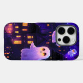 Niedlicher Cartoon Halloween Mitternachtsflieger Case-Mate iPhone Hülle (Rückseite (Horizontal))