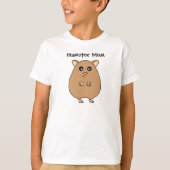 Niedlicher Cartoon-Hamster-Mama-Mädchen-T - Shirt (Vorderseite)