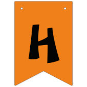 Niedlicher Cartoon Happy Halloween Wimpelkette (Zweite Fahne)