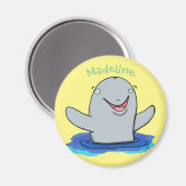 Niedlicher Cartoon-Happy-Magnet Magnet (Vorderseite/Rückseite)