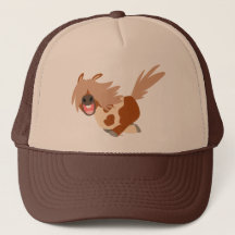 Niedlicher Cartoon Happy Pinto Pony Trucker Hat