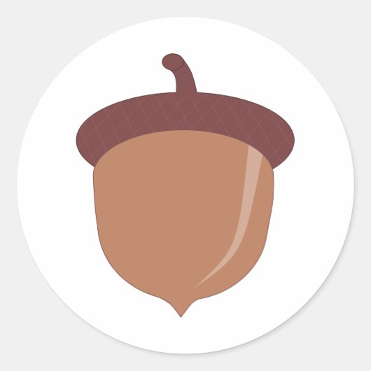 Niedlicher Cartoon Herbstkorn Runder Aufkleber (Vorderseite)