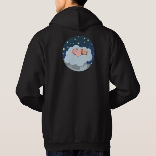 Niedlicher Cartoon Hoodie (Rückseite)