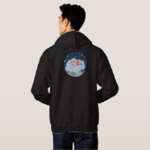 Niedlicher Cartoon Hoodie (Schwarz voll)