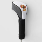 Niedlicher Cartoon-Hund 3 Golf Headcover (angewinkelt)