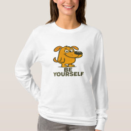 Niedlicher Cartoon Hund T - Shirt Inspiration Seie
