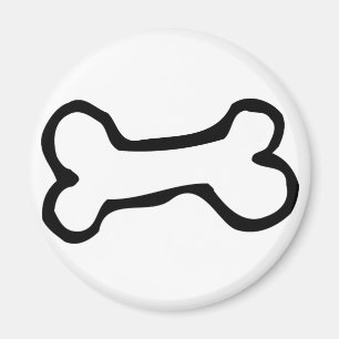 Niedlicher Cartoon-Hundeknochen Magnet