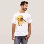 Niedlicher Cartoon Hyena bricht Knochen Kinder T - T-Shirt (Vorne ganz)