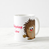 Niedlicher Cartoon-Igel Kaffeetasse (VorderseiteRechts)