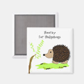 Niedlicher Cartoon Igel Magnet (Vorderseite/Rückseite)