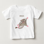Niedlicher Cartoon-Illustrator Baby T-shirt (Vorderseite)