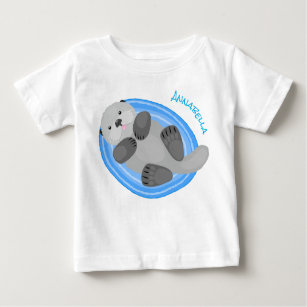 Niedlicher Cartoon-Illustrator Baby T-shirt