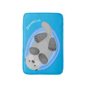 Niedlicher Cartoon-Illustrator Badematte (Vorderseite Vertikal)