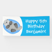 Niedlicher Cartoon-Illustrator Banner (Horizontal)