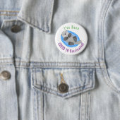 Niedlicher Cartoon-Illustrator Button (Beispiel)