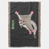 Niedlicher Cartoon-Illustrator Decke (Vorderseite Vertikal)