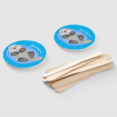 Niedlicher Cartoon-Illustrator Fächer (Non-assembled)