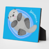 Niedlicher Cartoon-Illustrator Fotoplatte (Seite)