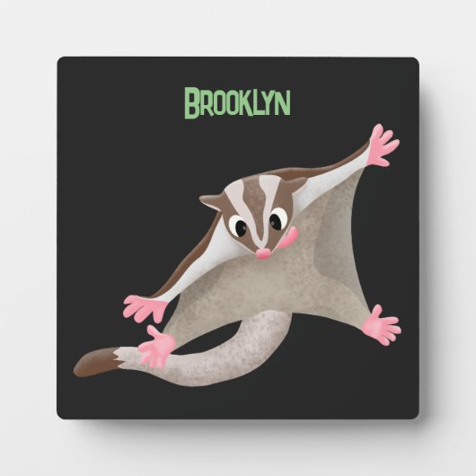 Niedlicher Cartoon-Illustrator Fotoplatte (Vorderseite)