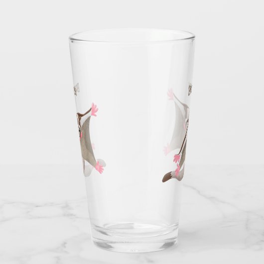 Niedlicher Cartoon-Illustrator Glas (Rechts)