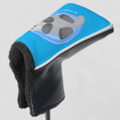 Niedlicher Cartoon-Illustrator Golf Headcover (3/4 Vorderseite)
