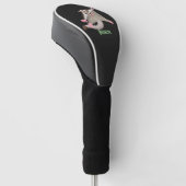 Niedlicher Cartoon-Illustrator Golf Headcover (angewinkelt)