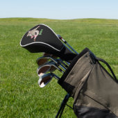 Niedlicher Cartoon-Illustrator Golf Headcover (In SItu)