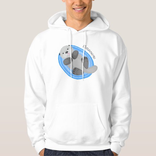 Niedlicher Cartoon-Illustrator Hoodie (Vorderseite)