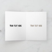 Niedlicher Cartoon-Illustrator Karte (Innenseite)