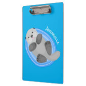 Niedlicher Cartoon-Illustrator Klemmbrett (Links)