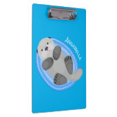 Niedlicher Cartoon-Illustrator Klemmbrett (Rechts)