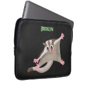 Niedlicher Cartoon-Illustrator Laptopschutzhülle (Vorne Rechts)