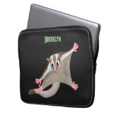 Niedlicher Cartoon-Illustrator Laptopschutzhülle (Vorderseite Links)