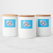 Niedlicher Cartoon-Illustrator Lebensmitteletikett (Flaschen)