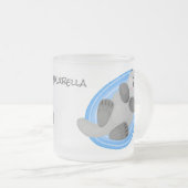 Niedlicher Cartoon-Illustrator Mattglastasse (VorderseiteRechts)