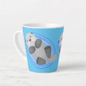 Niedlicher Cartoon-Illustrator Milchtasse (Linke Ecke)