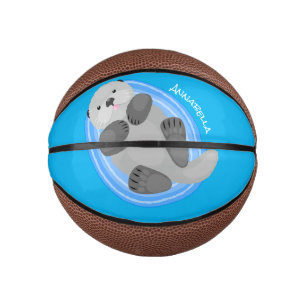 Niedlicher Cartoon-Illustrator Mini Basketball