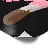 Niedlicher Cartoon-Illustrator Poster (Ecke)