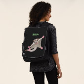 Niedlicher Cartoon-Illustrator Rucksack (Ausgewaschen)