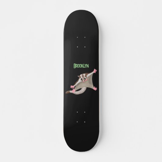Niedlicher Cartoon-Illustrator Skateboard (Vorne)