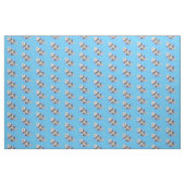 Niedlicher Cartoon-Illustrator Stoff (Fat Quarter (45,7 x 55,9 cm))