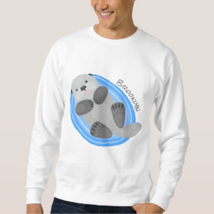 Niedlicher Cartoon-Illustrator Sweatshirt