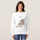 Niedlicher Cartoon-Illustrator Sweatshirt (Vorne ganz)