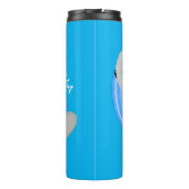 Niedlicher Cartoon-Illustrator Thermosbecher (Rückseite)