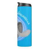 Niedlicher Cartoon-Illustrator Thermosbecher (Nach rechts gedreht)