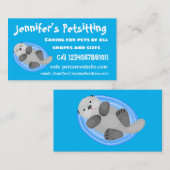 Niedlicher Cartoon-Illustrator Visitenkarte (Vorne/Hinten)