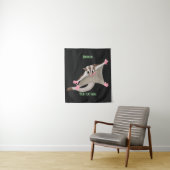 Niedlicher Cartoon-Illustrator Wandteppich (Beispiel)